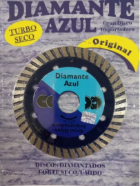 Disco Diamantado Turbo Diamante Azul - Seco/mido
